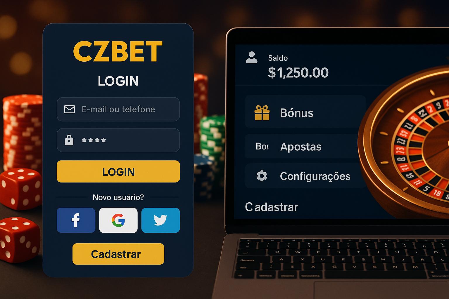 Registro na CZBET Garante Acesso a uma Vasta Seleção de jogo